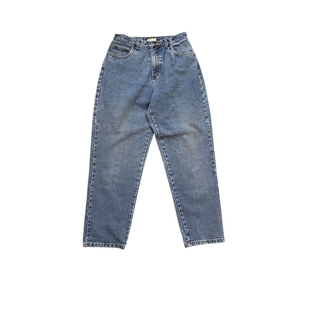 Vtg 90s Bill Blass Easy Fit Mom Jeans High Rise Vintage Wash Blue 14